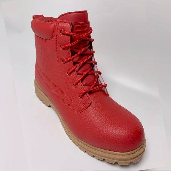 Fila Shoes Mens Fila Edgewater Pb Red Gum Boots Poshmark